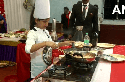 Tamil Nadu girl who created world record by cooking 46 dishes in 58 mi