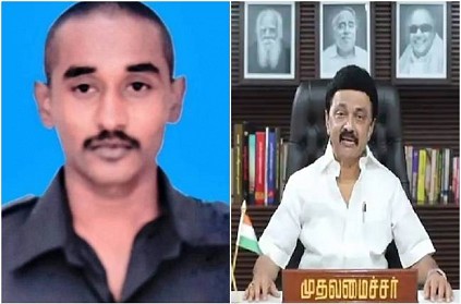 Tamilnadu soldier martyred CM Announce Financial assistance