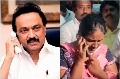 Tanya Parents thanks CM MK Stalin for facial surgery over phone
