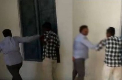 Teacher Brutally attacking student in School, Video Goes Viral