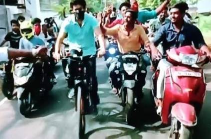 Thalapathy Vijay rides bicycle from his house to cast his vote