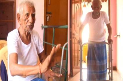 The son left his 94-year-old father out of the house