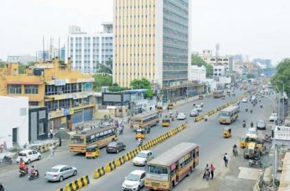 the traffic diversion in Chennai Anna salai for next 3 days