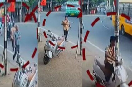 The young man who stole the scooter in tirupur