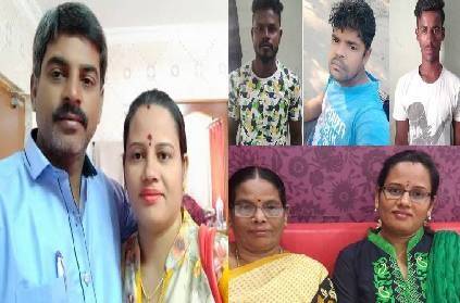 thirupathur ambur wife killed husband with the support of her mother