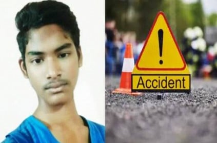 Thiruvallur School Student died in Bike Bus Accident near Chennai