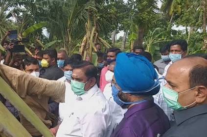 TN CM Edappadi Palaniswami, Visits Cuddalore Nivar Cyclone damages