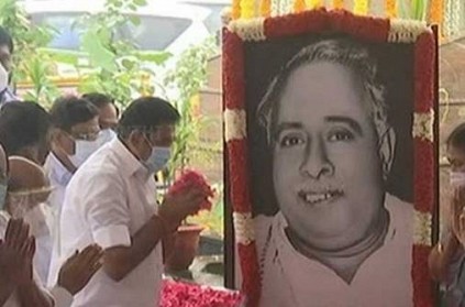 TN CM paid tribute to Annadurai on the occasion of his Birthday