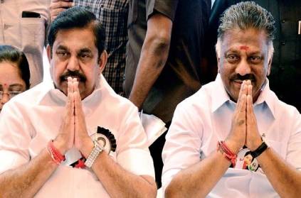 tn cmo EPS and Deputy cm OPS consult on electoral missions