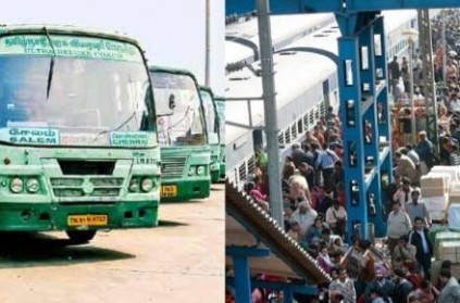 TN Govt, Southern railways special bus, train service for pongal