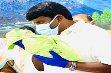 TN Health Minister Dr. Vijayabaskar named a boy baby