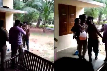 TN Husband attempts suicide, Police men saves him video