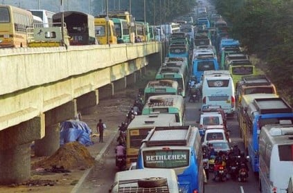Traffic hit as Chennaiites return after long Pongal weekend