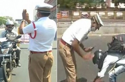 Chennai Traffic Police Begs Citizens Not To Come Out
