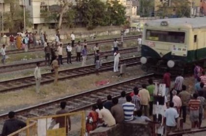 Train collision IT young female employee died in chennai