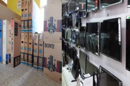 trichy selling fake LED TV name of Sony and Samsung
