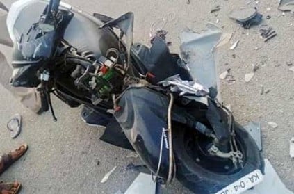 Two Youth died Bike Accident Near Hosur, Police Investigate