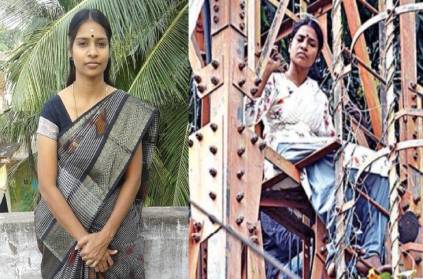 Veeralakshmi female candidate climbed the cell phone tower