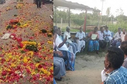 village people decide to wear one garland appreciated