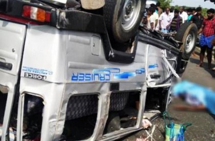 virudhunagar 4 dead 12 injured in van accident