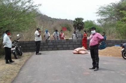 Wall being built at Tamil Nadu-Andhra Pradesh border amid Coronavirus