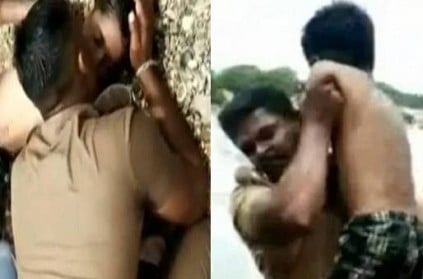 WATCH: Fire service team rescued father and son from Cauvery river