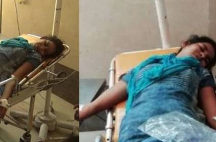 young girl fell down in virudhunagar railway track, injured