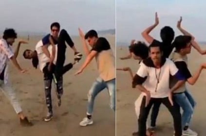 youngsters dances for arrahman song goes viral on social media