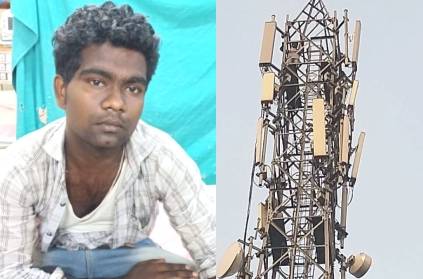 Youth climb up on Cellphone tower and threatens public