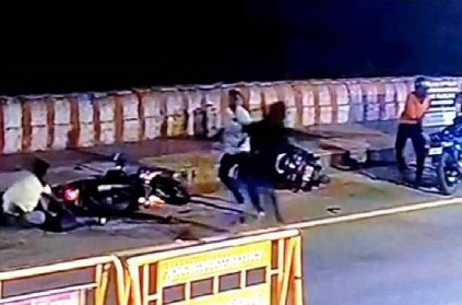 Youths tried to robbery on busy road in Madurai caught on CCTV