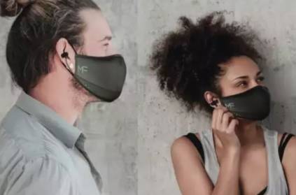 Bluetooth face mask with a built in microphone called maskphone
