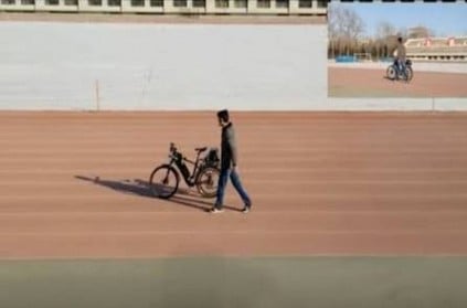 China auto cycle that can obey humans command and run
