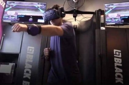 exercise while playing video game - virtual reality gym goes viral