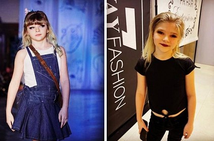 10 year old Noella McMaher worlds youngest transgender NYFW