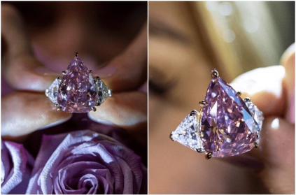 18 carat pink diamond sold for 28 million USD at Geneva auction