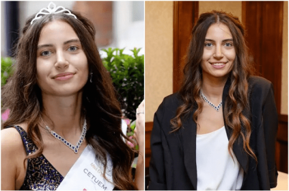 20 year old Miss England finalist competing without makeup