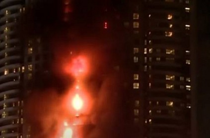 A 47-storey building fire in Sharjah, United Arab Emirates