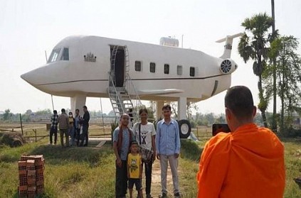 A Cambodian man build house exactly looks like Plane