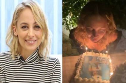 actress nicole richie\'s hair caught fire on her 40th birthday party
