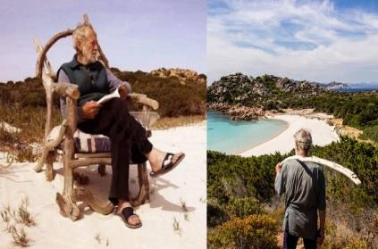 An 81-year-old man living alone on an island in Italy