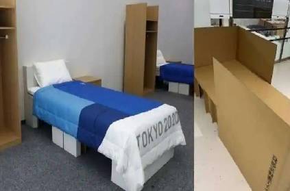 anti sex beds at tokyo olympics for athletes pictures go viral