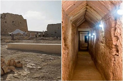 Archaeologists have found tunnel below an ancient Egyptian city