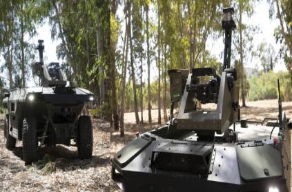armored robot powered remote control Israeli company