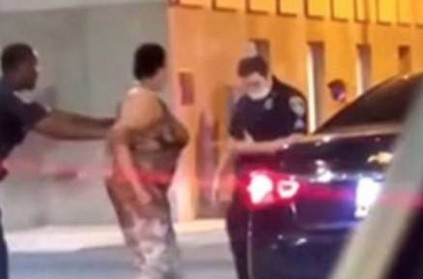 Attack on a black woman again in the US Cops suspended