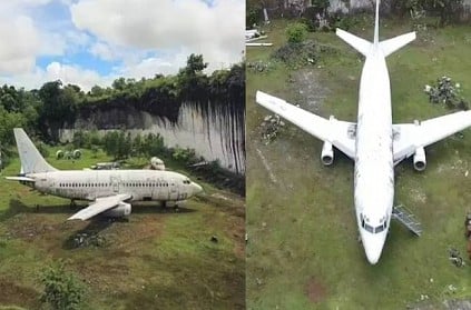 Bali boeing 737 aircraft parked for more than 15 years