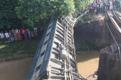 Bangladesh train derails over bridge 5 died, 100 injured