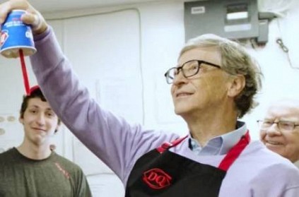 Bill Gates And Warren Buffett Serve Ice Creams video goes viral
