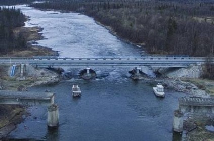 bridge in russia vanishes without a trace police suspects thieves
