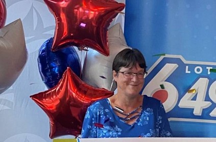 canada woman won lottery for one million dollar in grocery shop