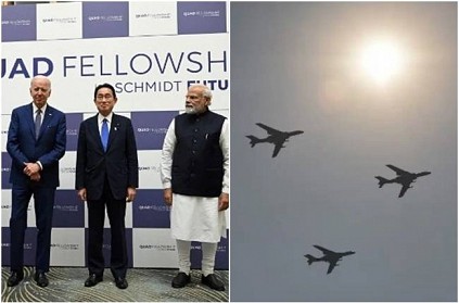 China Russia fighter jets flew near as PM Modi was at Quad meet